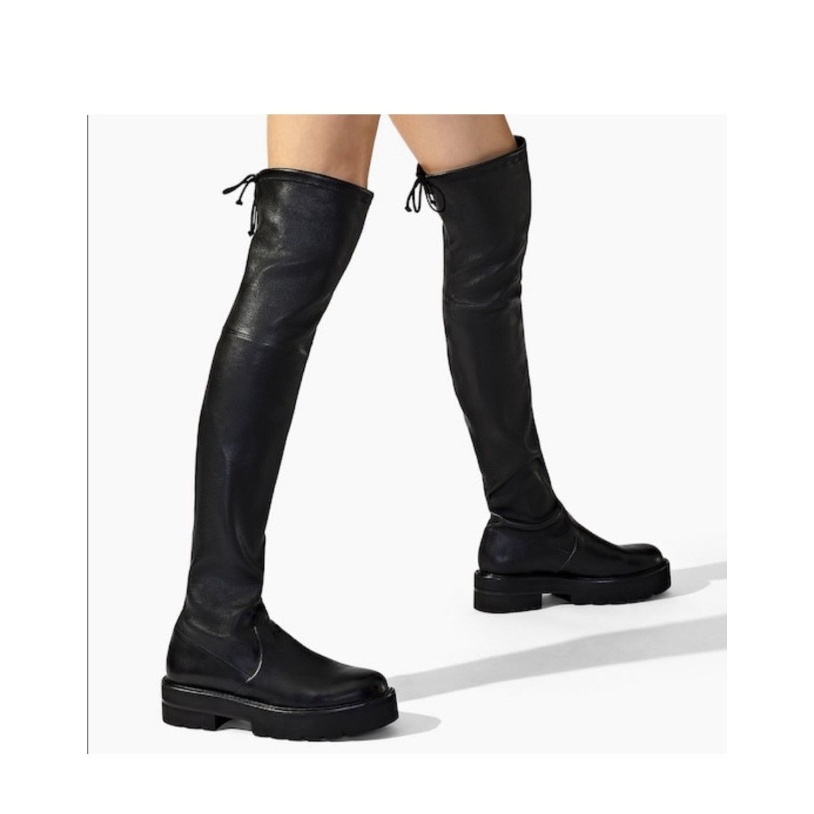 Stuart Weitzman NEW Stewart Weitzman Tall Black Boots lowland ultralift Size US 8 / IT 38 - 1 Thumbnail