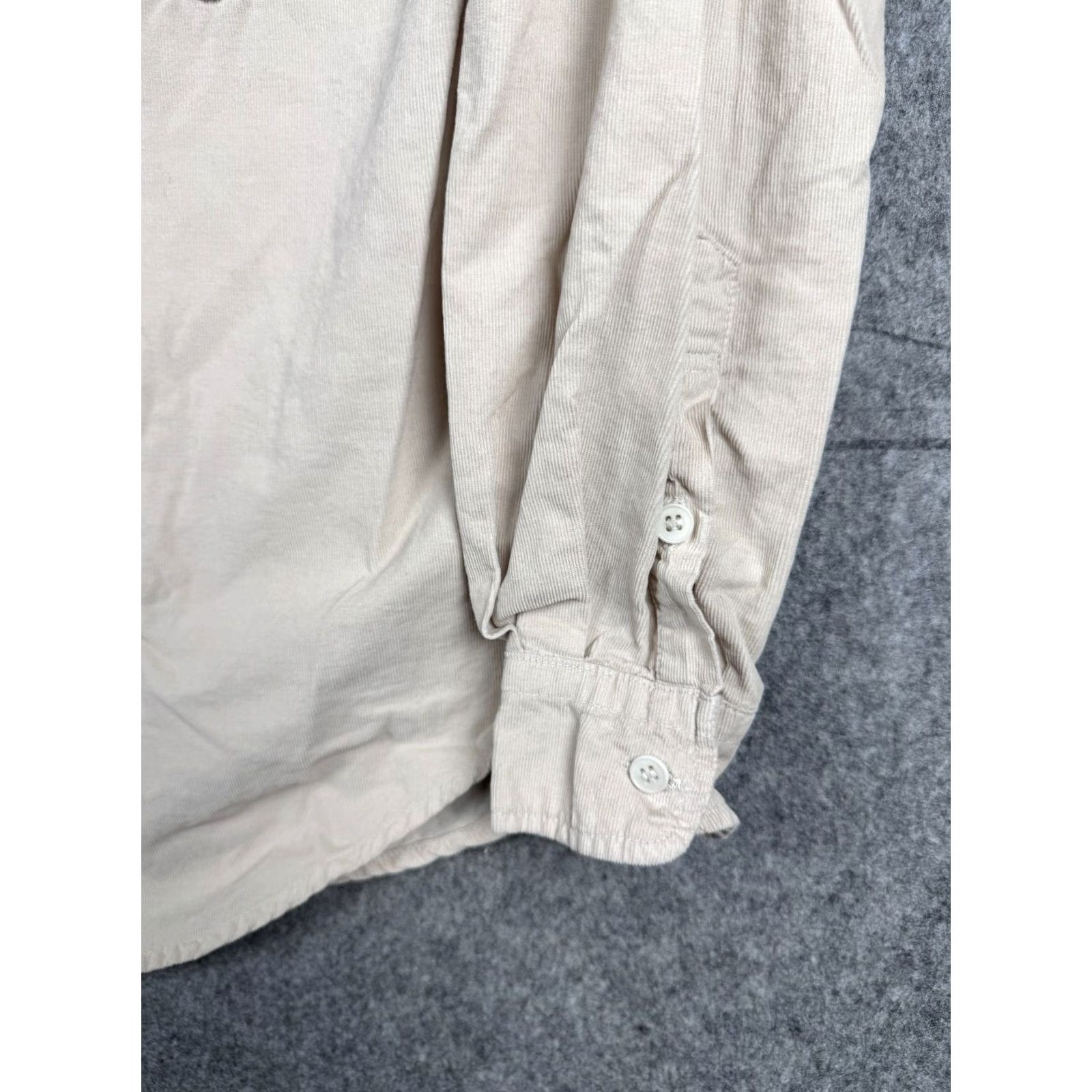 Vintage CP Shades Shirt Womens XS Beige Corduroy Button-Up Long Sleeve 1225 Size XS / US 0-2 / IT 36-38 - 4 Thumbnail