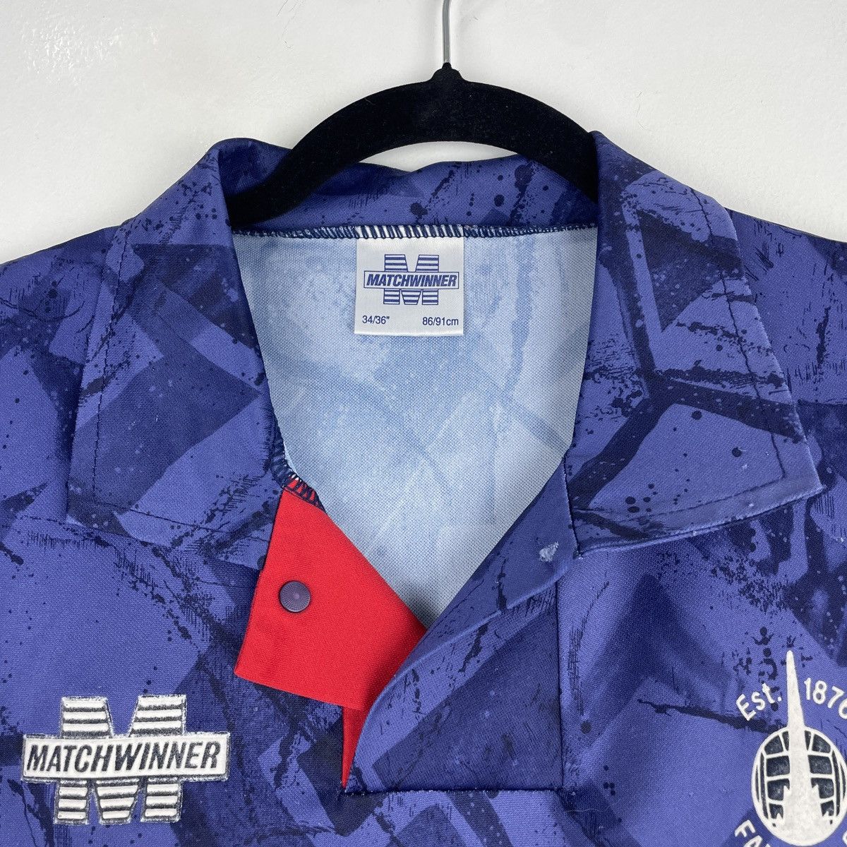 Vintage Vintage Falkirk FC Home Matchwinner Jersey Shirt 1995/1996 Size US XS / EU 42 / 0 - 2 Thumbnail