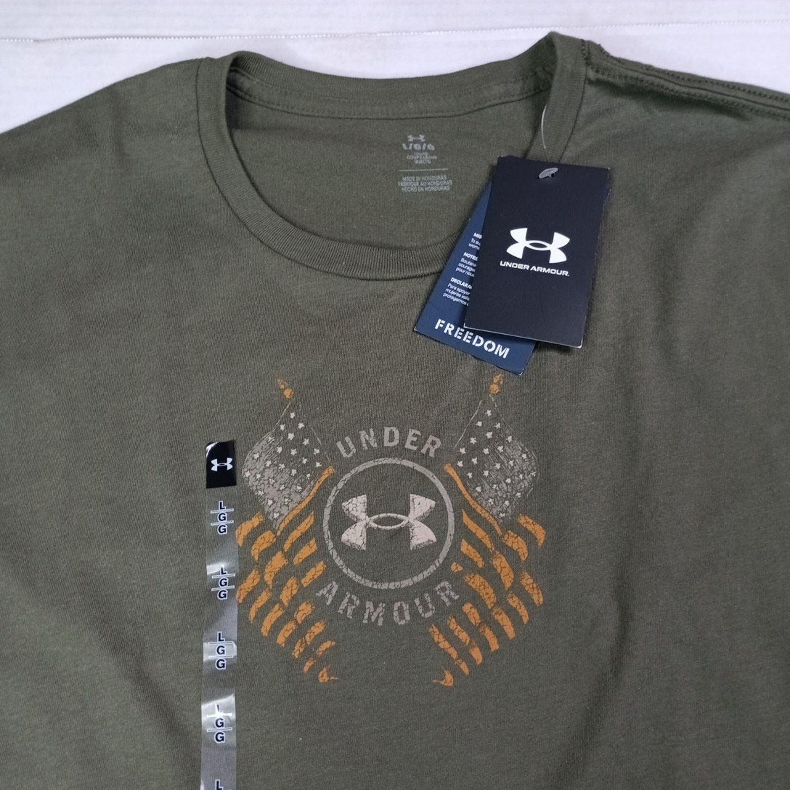 Under Armour Under Armour Military Graphic Tee Men's L Freedom T-Shirt Size US L / EU 52-54 / 3 - 3 Thumbnail