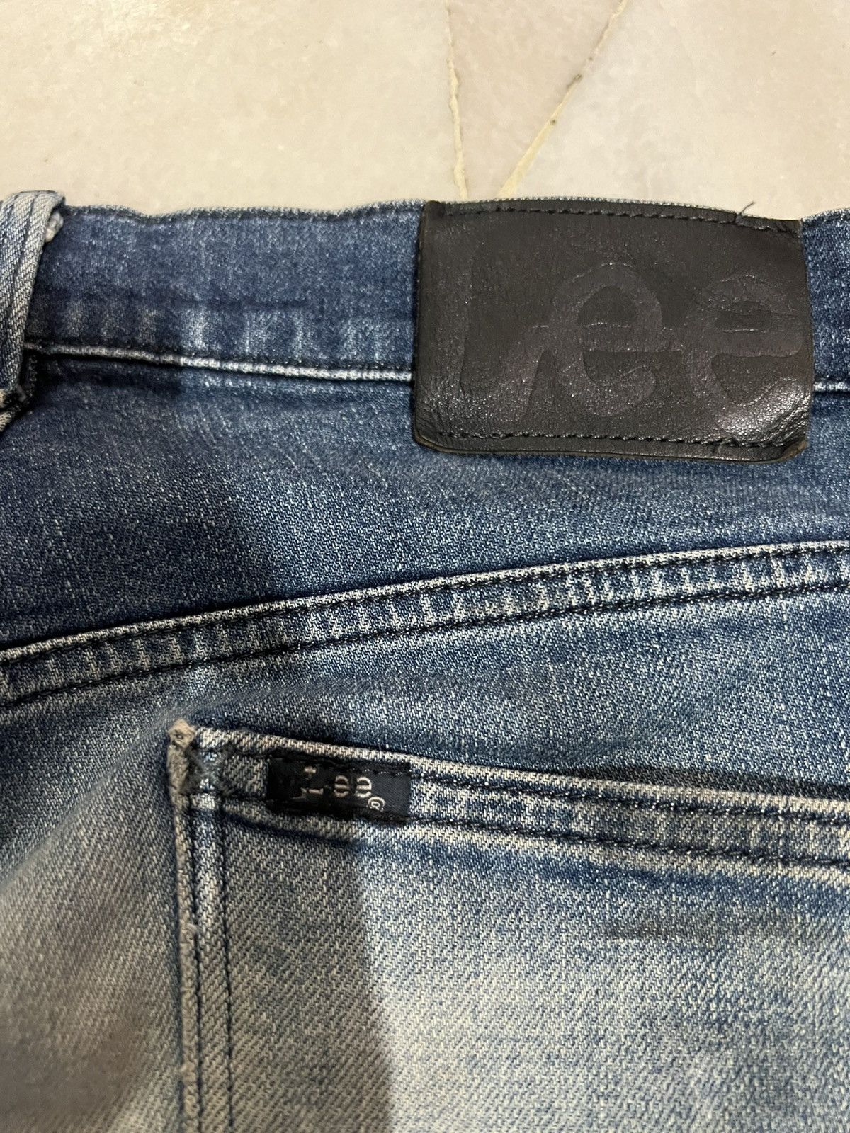If Six Was Nine × Japanese Brand × Lee 🌈Lee Riders Distressed Mud Wash Jean Size US 29 - 17 Thumbnail