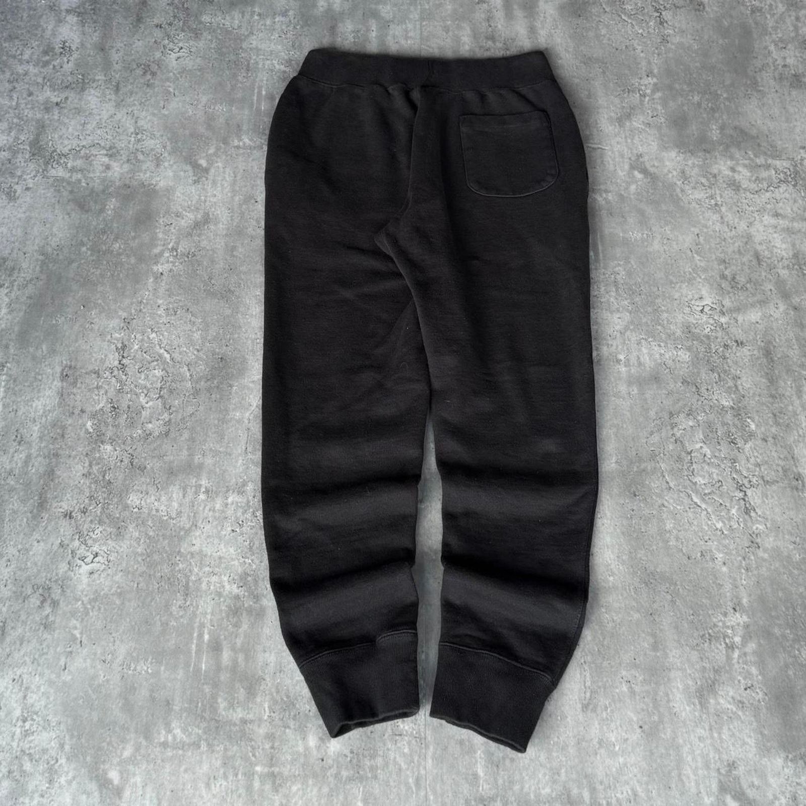 Champion × Vintage Vintage Y2K Champion Reverse Weave Black Jogger Sweatpants Size US 32 / EU 48 - 2 Thumbnail