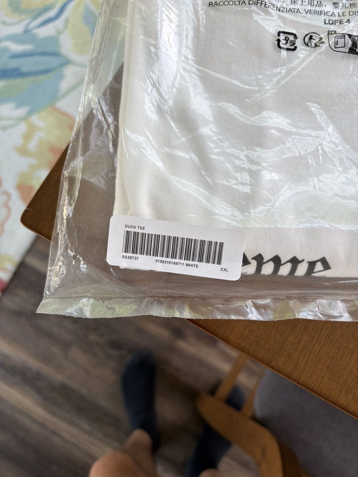Supreme Supreme Duck Tee SS26 White Size US XXL / EU 58 / 5 - 3 Thumbnail