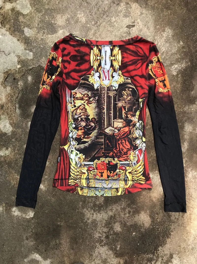 Jean Paul Gaultier Jean Paul gaultier Style Mesh longsleeve Size US M / EU 48-50 / 2 - 2 Thumbnail