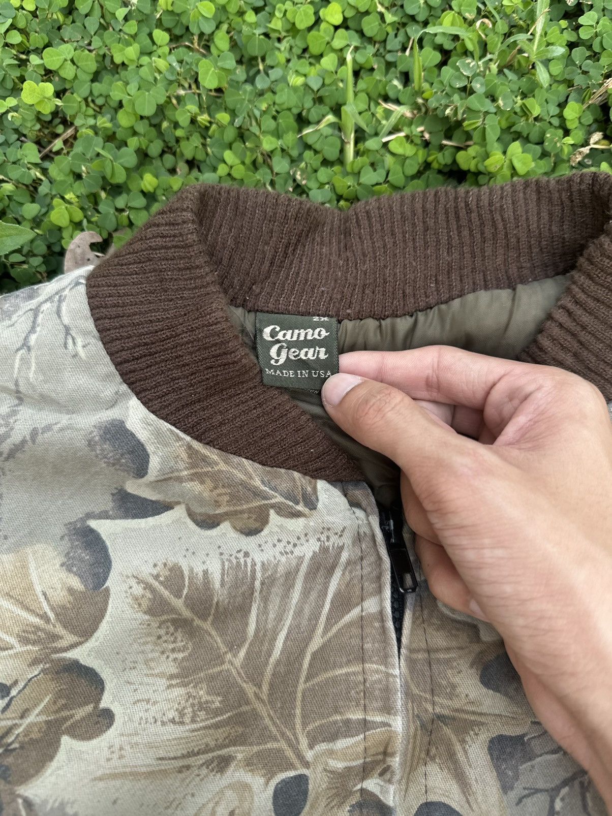 Mossy Oaks × Vintage Crazy Vintage 00s Realtree Camo Rare Bomber Jacket Size US XL / EU 56 / 4 - 7 Thumbnail