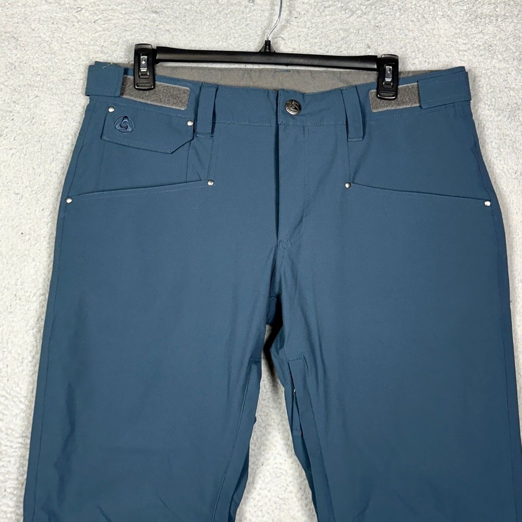 Vintage Turbine Snow Pants Mens XL Blue Ski Straight Waist Adjustable 5 Pocket EUC Size US 40 / EU 56 - 3 Thumbnail