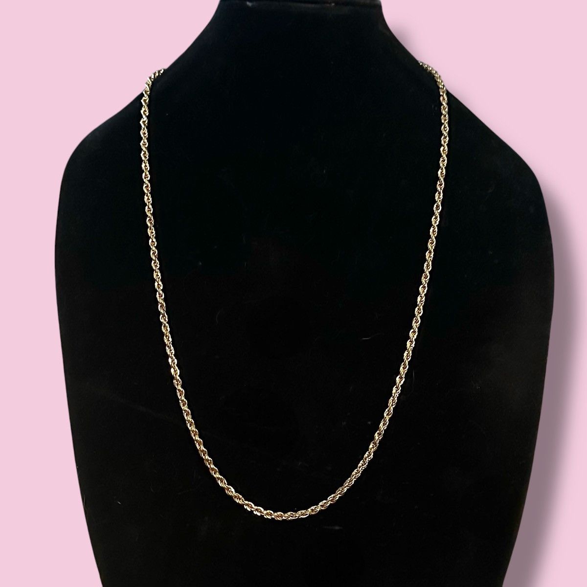 Vintage Vintage gold tone long rope chain necklace Size ONE SIZE - 1 Thumbnail