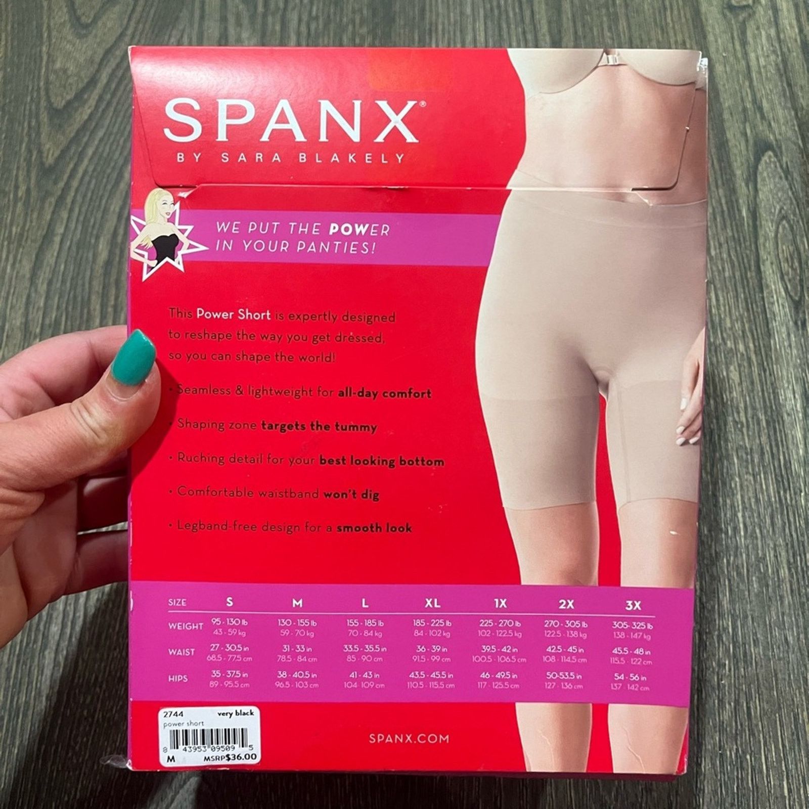 Spanx NWT Spanx Power Shorts 6" Seamless Ultra Soft Shapewear Sz M Size ONE SIZE - 4 Thumbnail