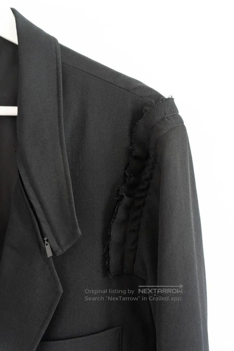 Yohji Yamamoto Yohji Yamamoto 18AW Ruffled Zip Long Blazer. Size US S / EU 44-46 / 1 - 5 Thumbnail
