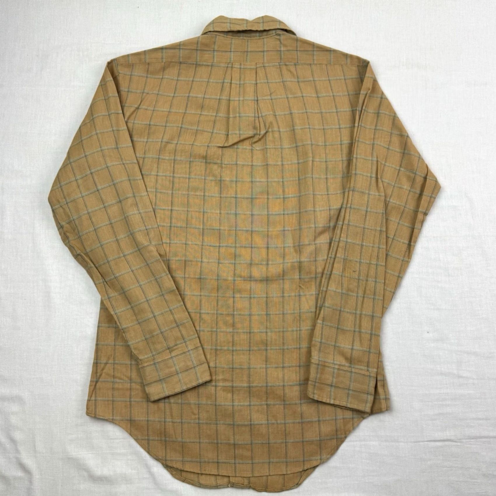 McGregor VINTAGE McGregor Button-Up Plaid Shirt Adult M Brown USA 60s 70s Shirt Men Regular Long Sleeve Button-Up Mens Size US M / EU 48-50 / 2 - 7 Thumbnail