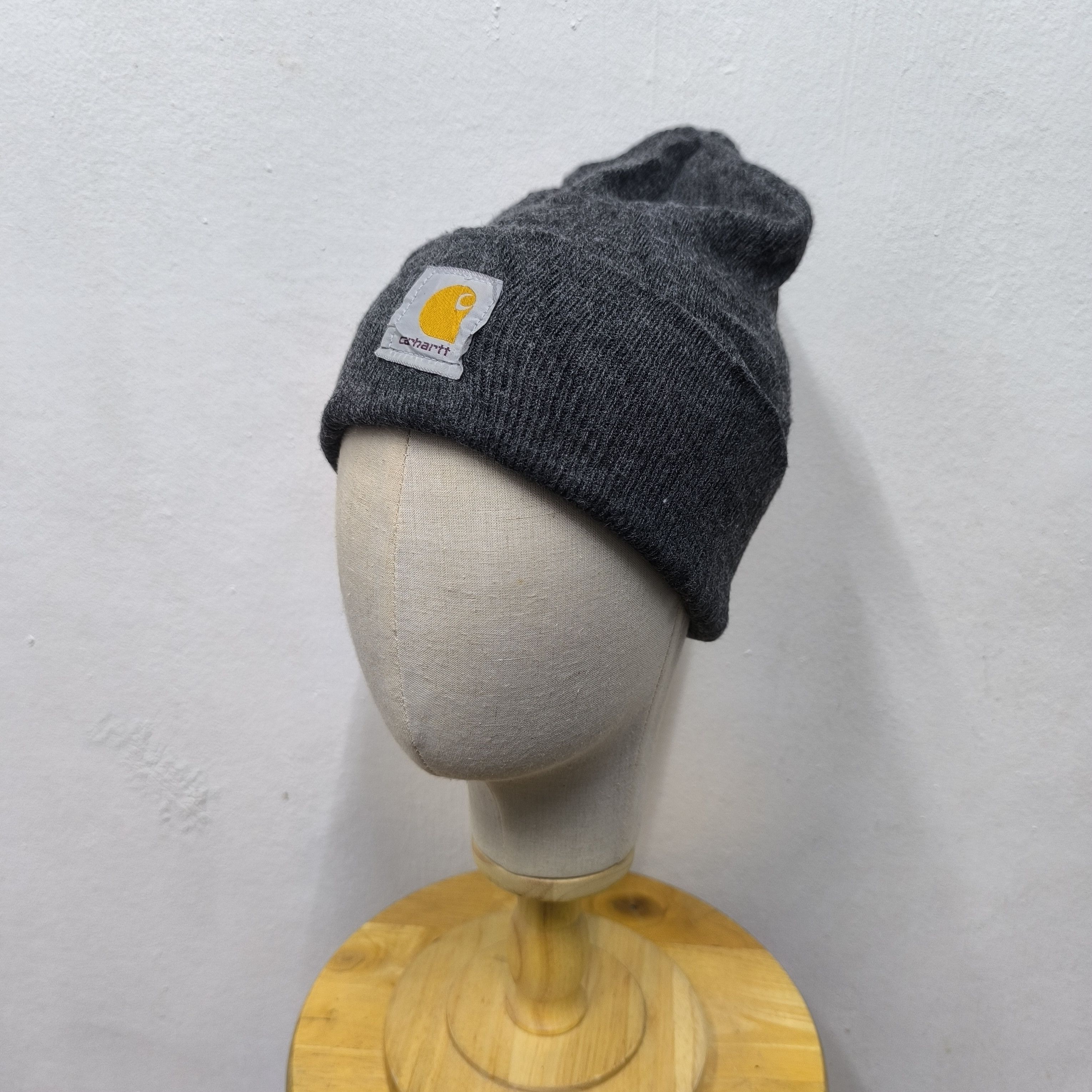 Vintage 💥 Vintage carhartt iconic logo patch made in usa beanie hat Size ONE SIZE - 2 Thumbnail
