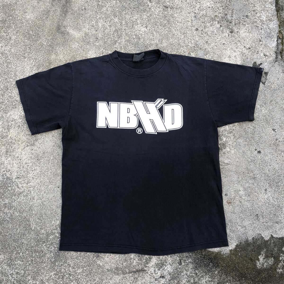 Japanese Brand × Neighborhood × Vintage 🔥Trash🔥🇯🇵Vintage Neighborhood OG Spellout Distress Faded Tee Size US L / EU 52-54 / 3 - 1 Thumbnail