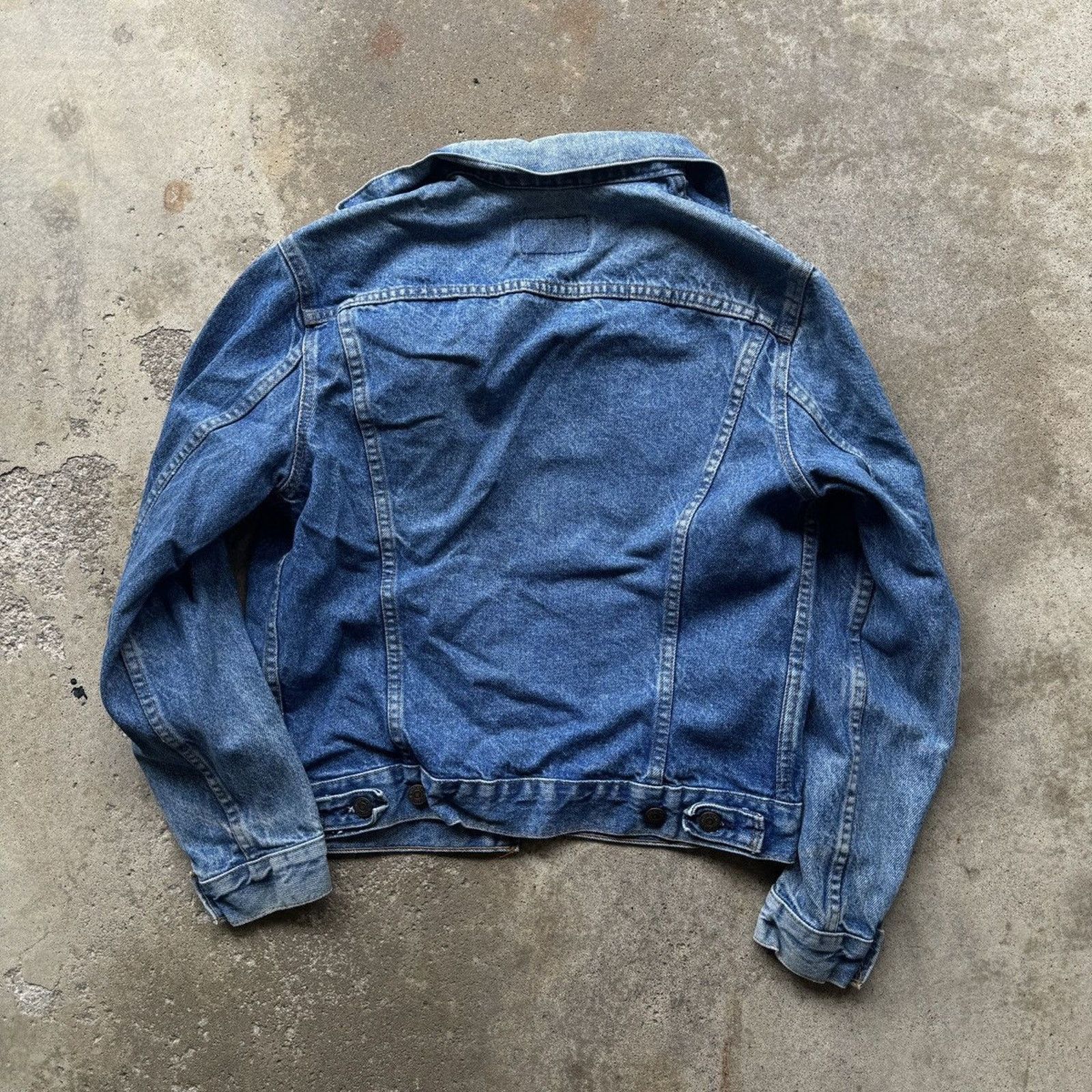 Levi's 70s Levi's Thrashed Faded Trucker Jacket USA ERD Grunge Size US S / EU 44-46 / 1 - 2 Thumbnail