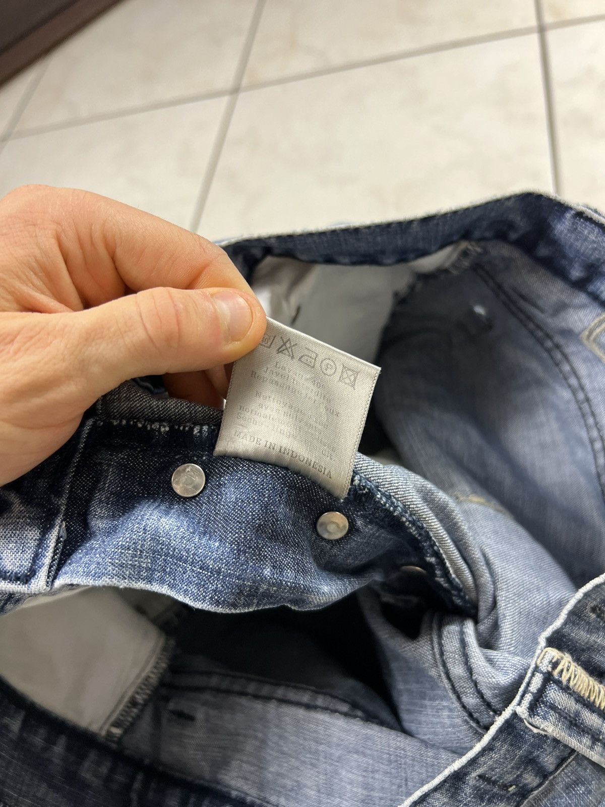 If Six Was Nine Vintage Teddy Smith y2k distressed denim flared jeans pants Size US 34 / EU 50 - 25 Thumbnail