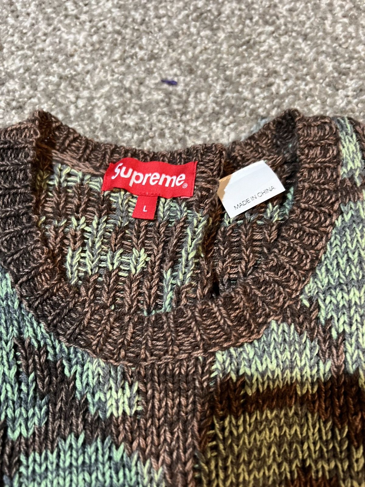Supreme Supreme stacked sweater Size US L / EU 52-54 / 3 - 2 Thumbnail