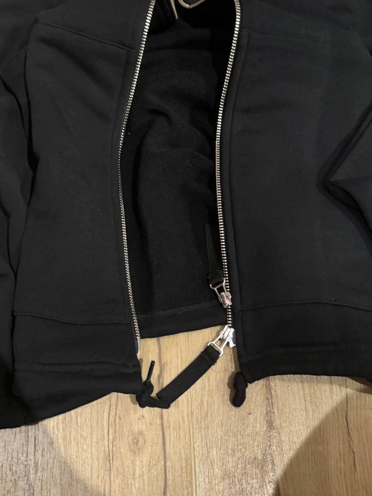 Helmut Lang Black zip hoodie helmut lang Size US M / EU 48-50 / 2 - 6 Thumbnail