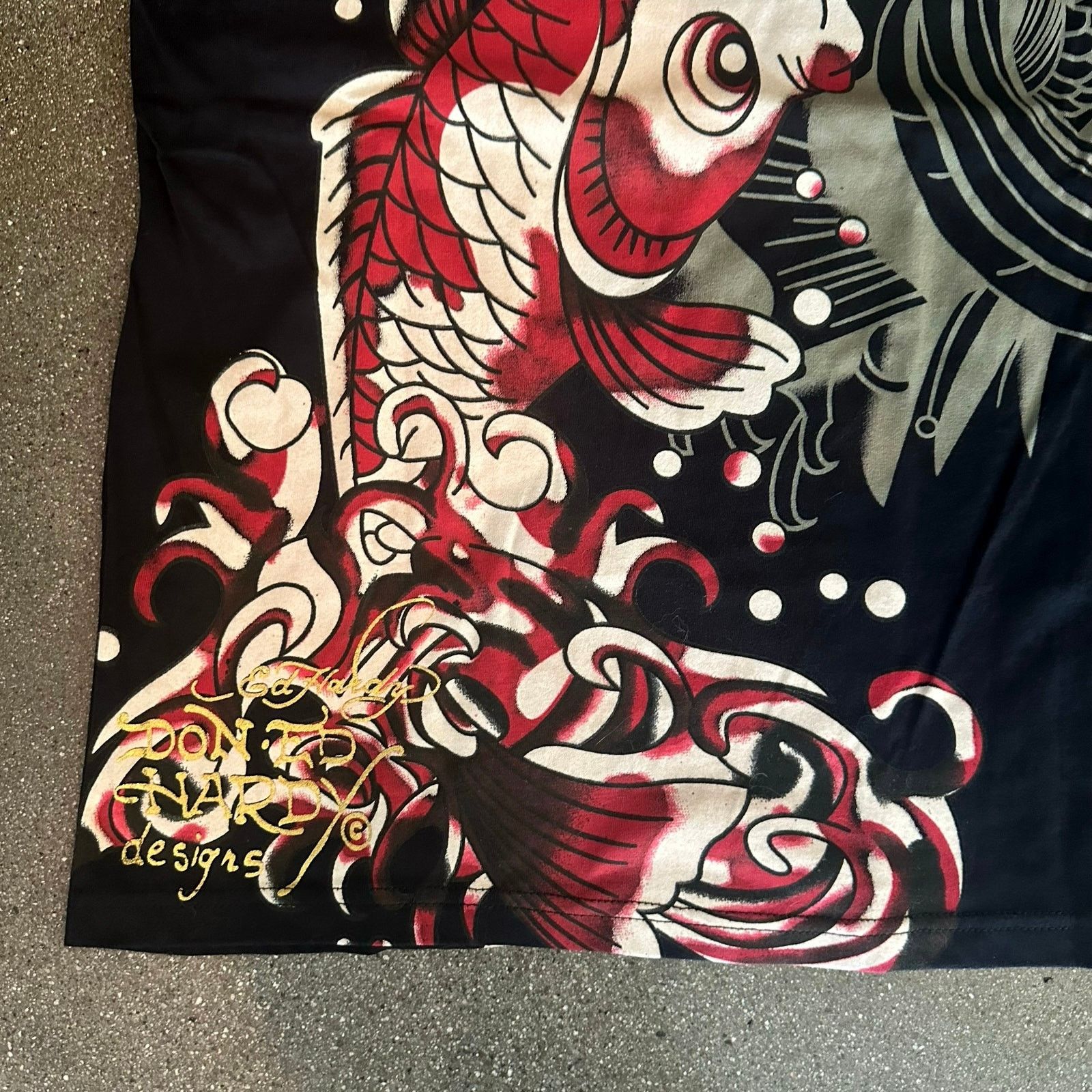 Ed Hardy ed hardy by christian audigier koi fish graphic tee shirt Size US M / EU 48-50 / 2 - 5 Thumbnail