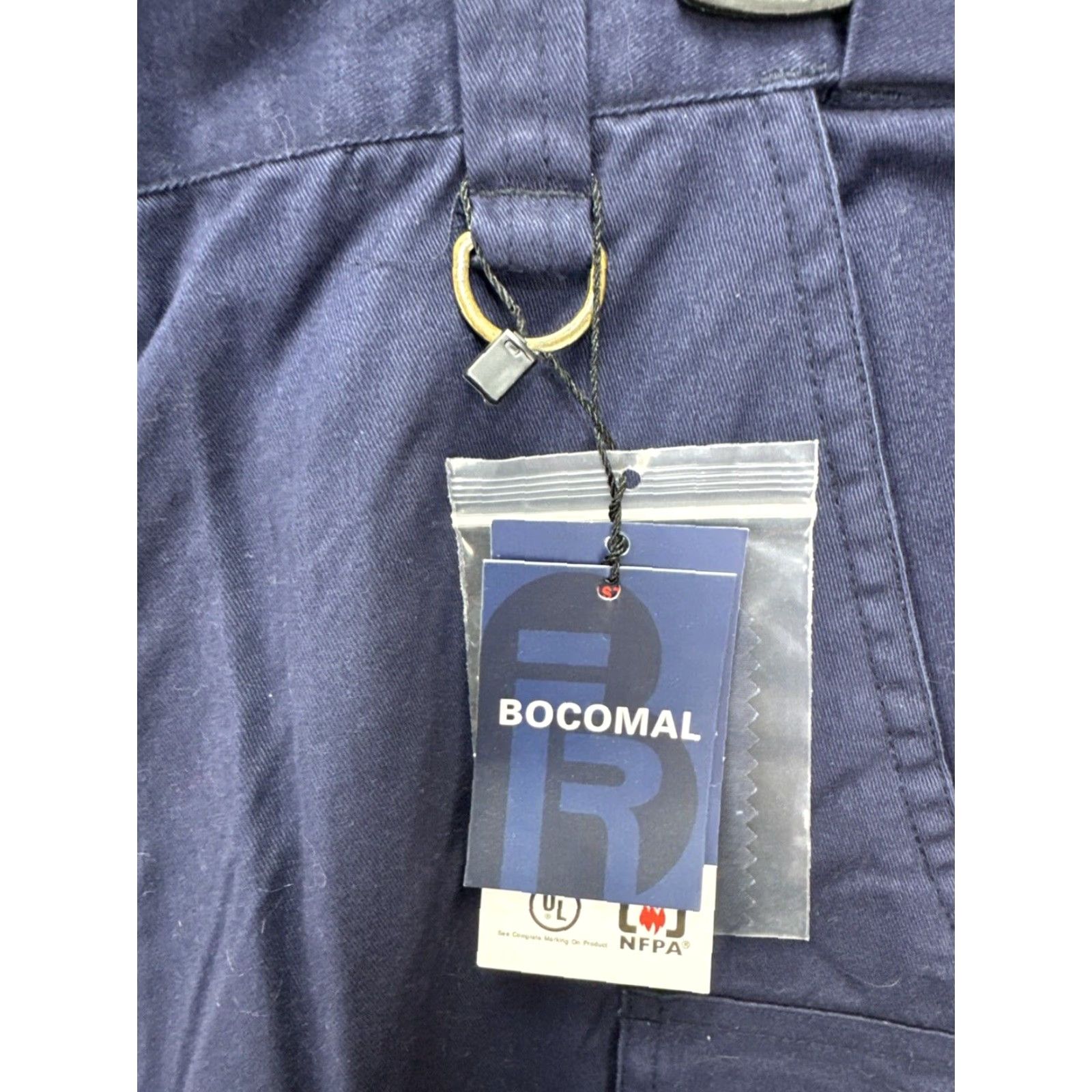 Vintage Bocomal Flame Resistant Cargo Pants Mens 42x30 Blue Cat 2 Workwear Size US 42 / EU 58 - 4 Thumbnail