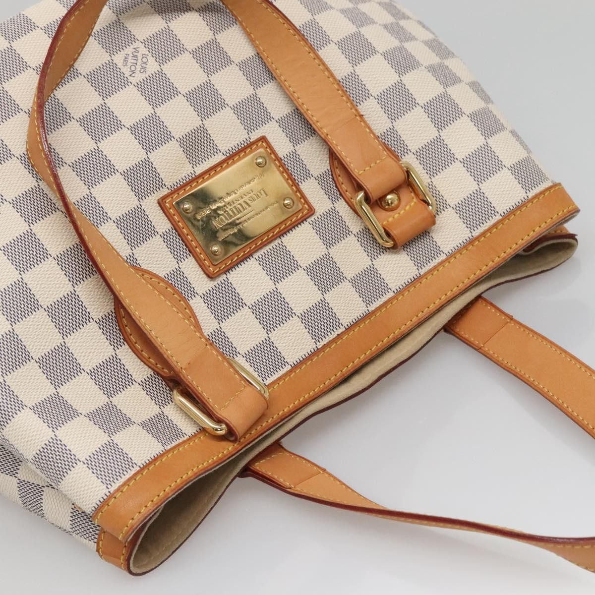 Louis Vuitton LOUIS VUITTON Damier Azur Hampstead PM Tote Bag N51207 Size ONE SIZE - 6 Thumbnail