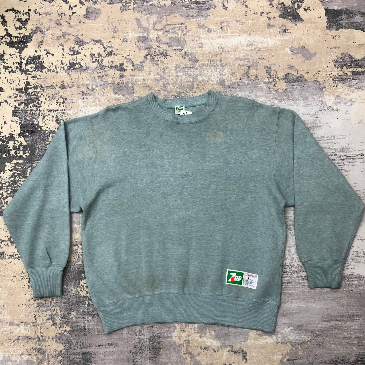 Vintage Y360 VTG SUN FADED DISTRESSED AMERICAN TASTE 7UP SWEATSHIRT Size US L / EU 52-54 / 3 - 4 Thumbnail