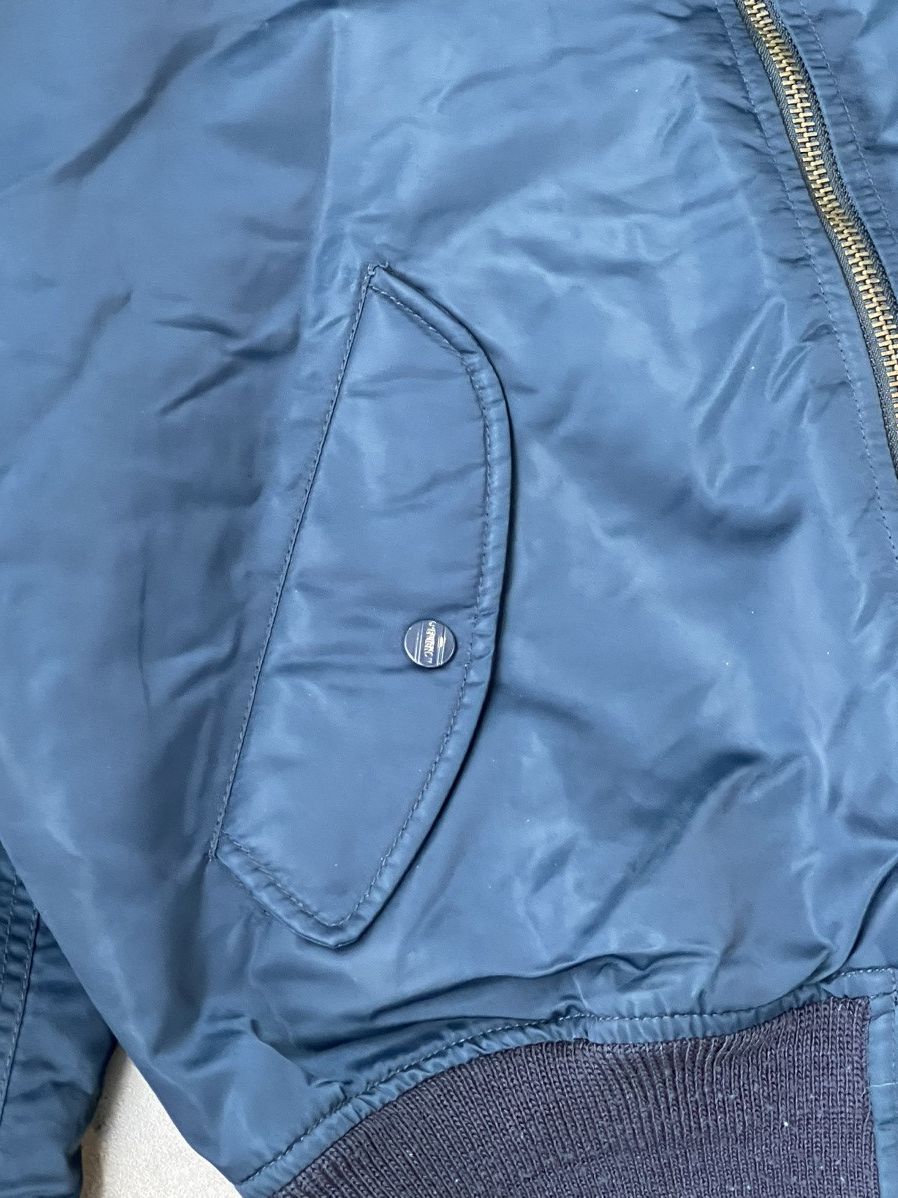 Chevignon VIntage Chevignon MA1 Military Navy Bomber Jacket Size US M / EU 48-50 / 2 - 21 Thumbnail