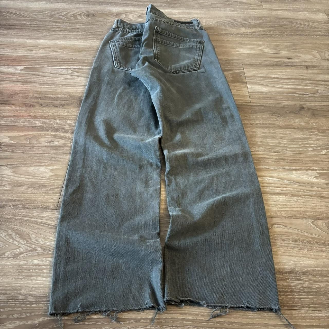 Vintage Crazy Vintage Y2K/2000s Grunge Dark Grey Slim Denim Jeans! 30x29 Size US 30 / EU 46 - 4 Thumbnail