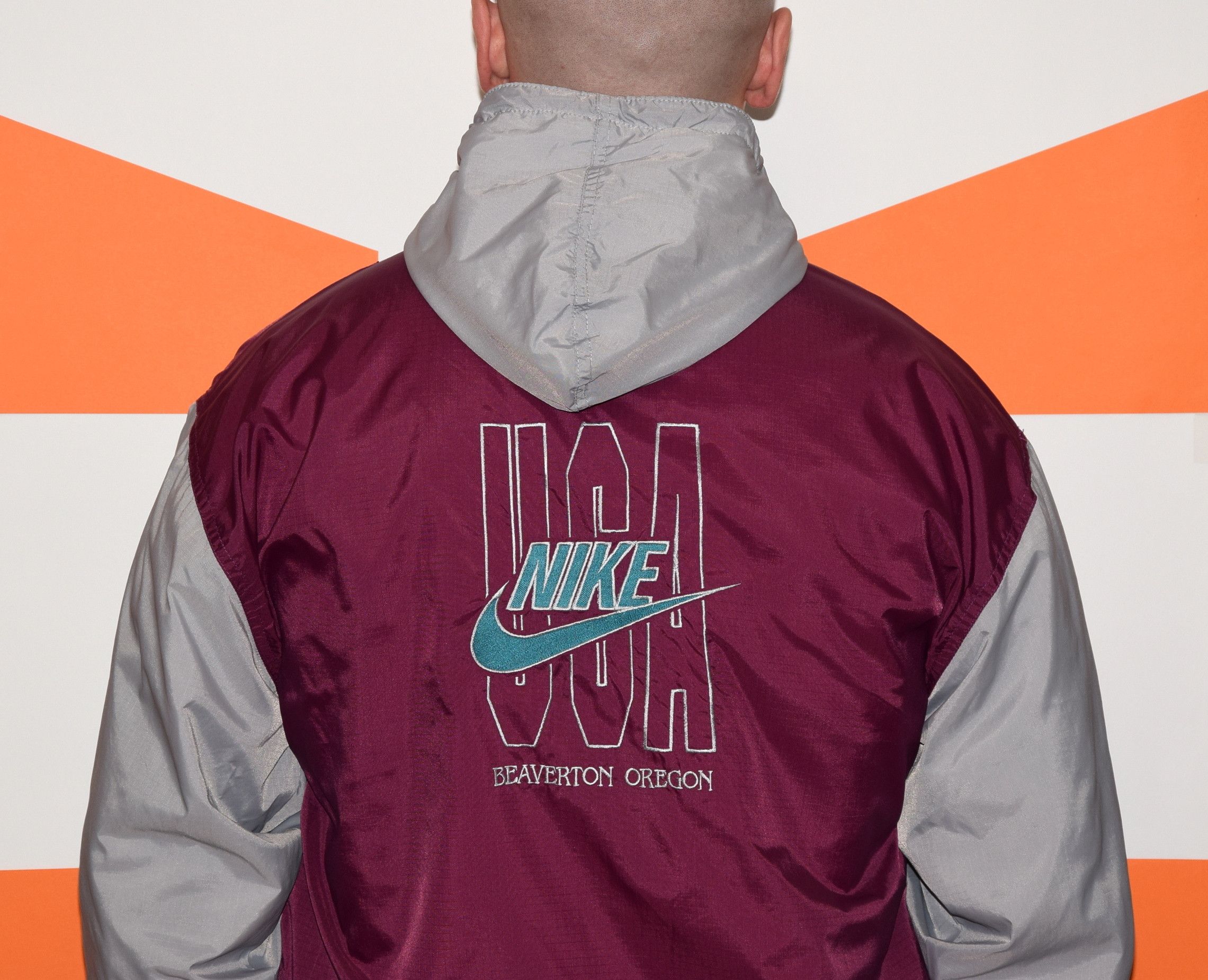 Nike RARE VINTAGE NIKE USA BEAVERTON OREGON OVERHEAD JACKET S Size US S / EU 44-46 / 1 - 18 Thumbnail
