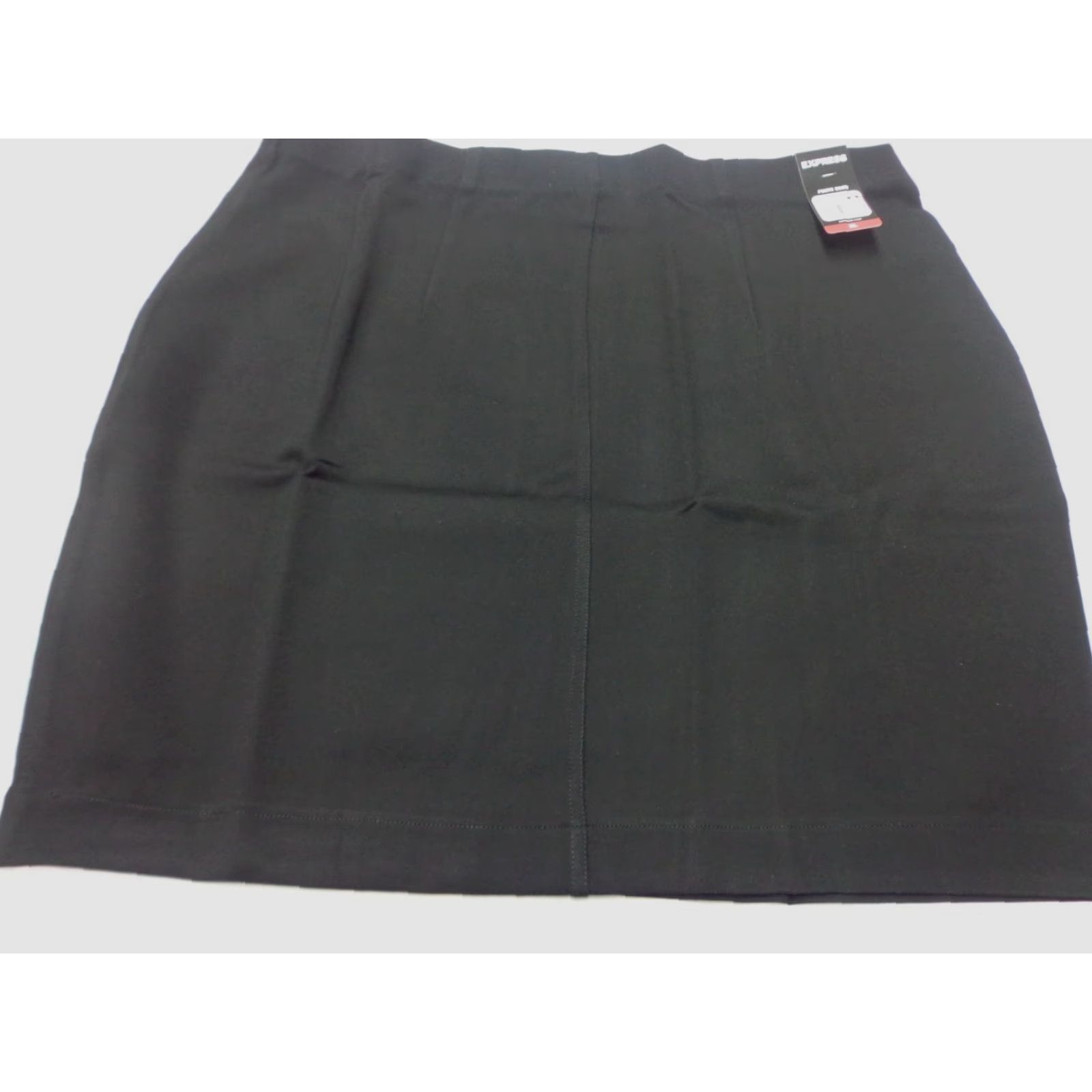 Express Express Women's Skirt Short Mini Pull On Soft Stretch Ponte Black XL Size 40" / US 18 - 4 Thumbnail