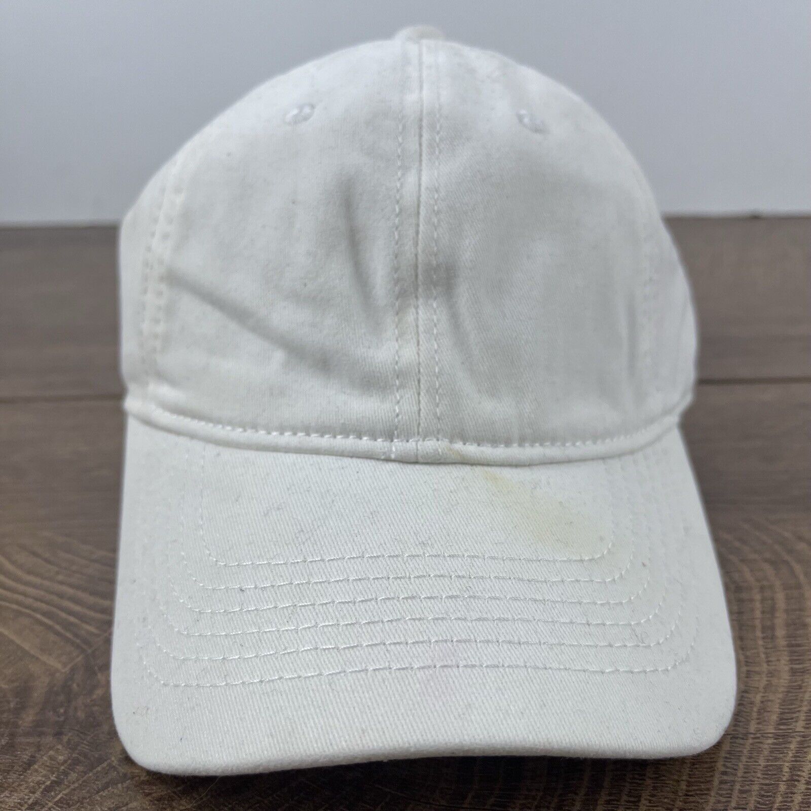 Other Plain White Hat Adult Cap Hat White Cap Hat Adjustable Hat W Size ONE SIZE - 2 Thumbnail