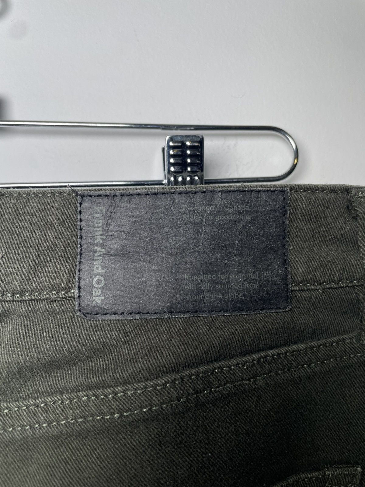 Frank & Oak Frank And Oak Olive Slim Jeans 30x32 Size US 30 / EU 46 - 8 Thumbnail