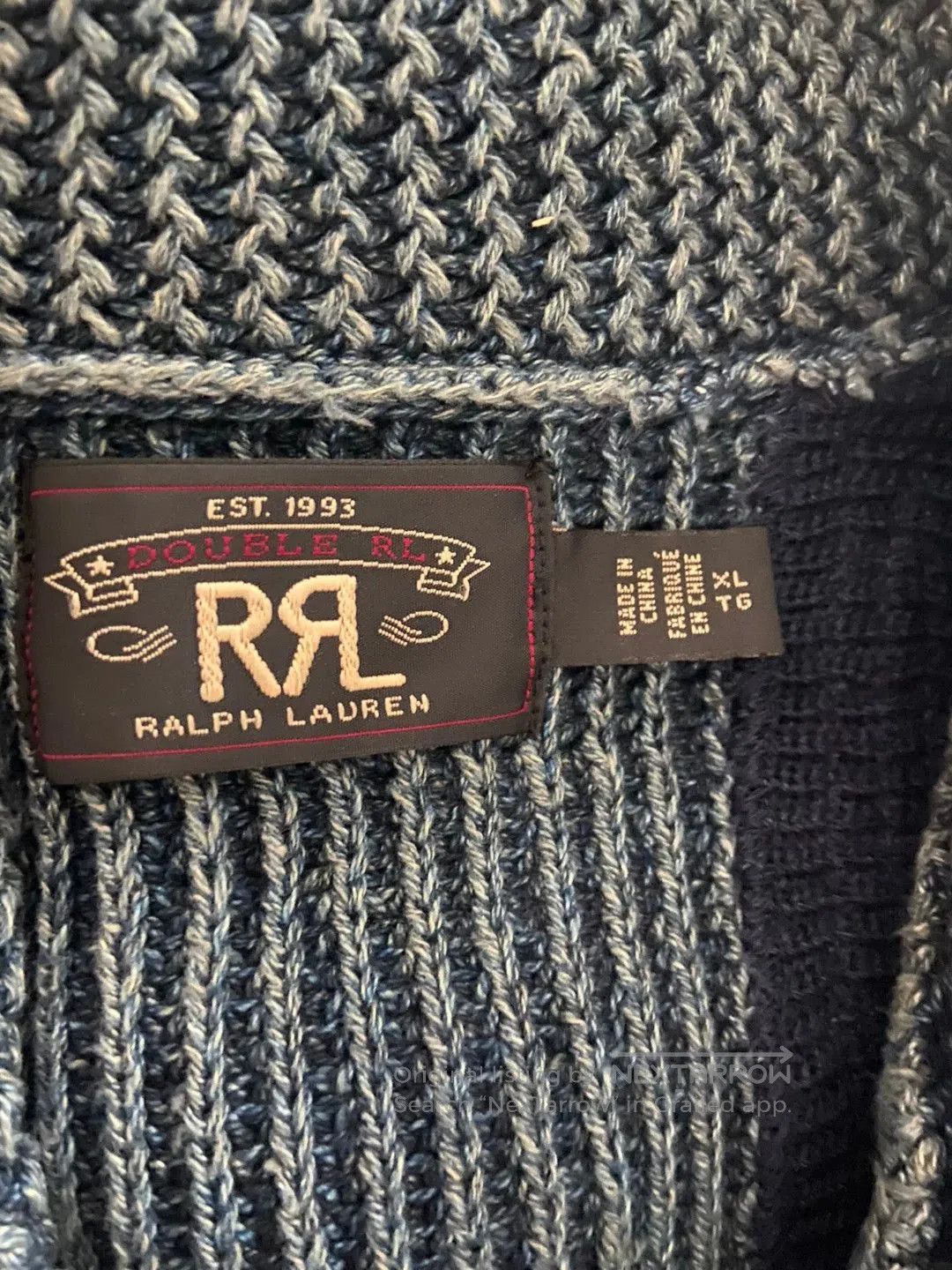 RRL Ralph Lauren RRL Double RL Distressed Shawl Collar. Size US M / EU 48-50 / 2 - 2 Thumbnail