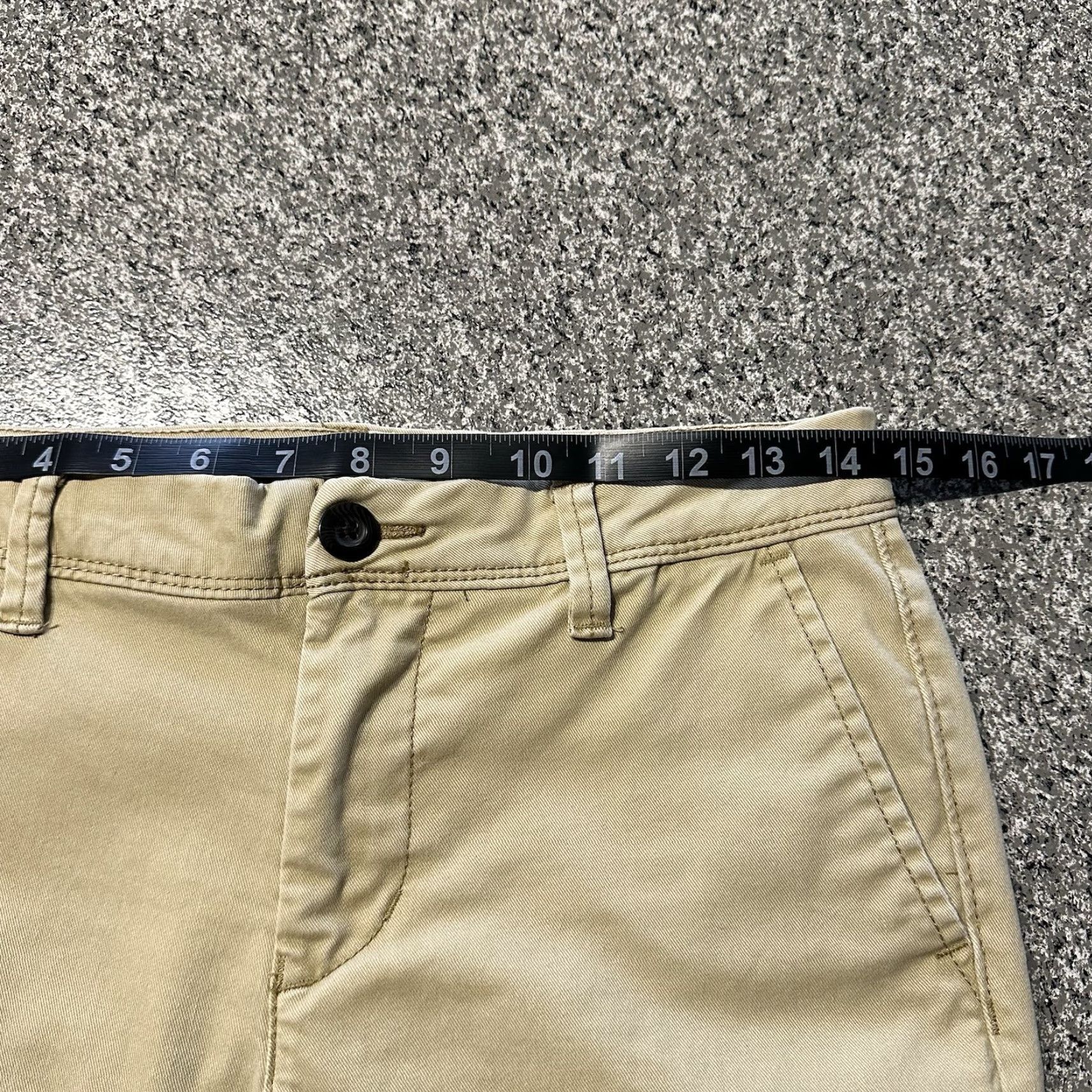 Vintage Aéropostale Pants Mens 28x30 Skinny Chino Beige - Pant, Slim, Regular, 100% Cotton, Flat Front, Pockets, Solid Pattern, 28 in, Beige, Men Size US 28 / EU 44 - 7 Thumbnail