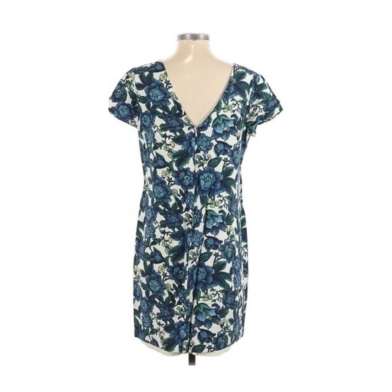 Designer Loft floral v neck back dress Size XS / US 0-2 / IT 36-38 - 2 Thumbnail