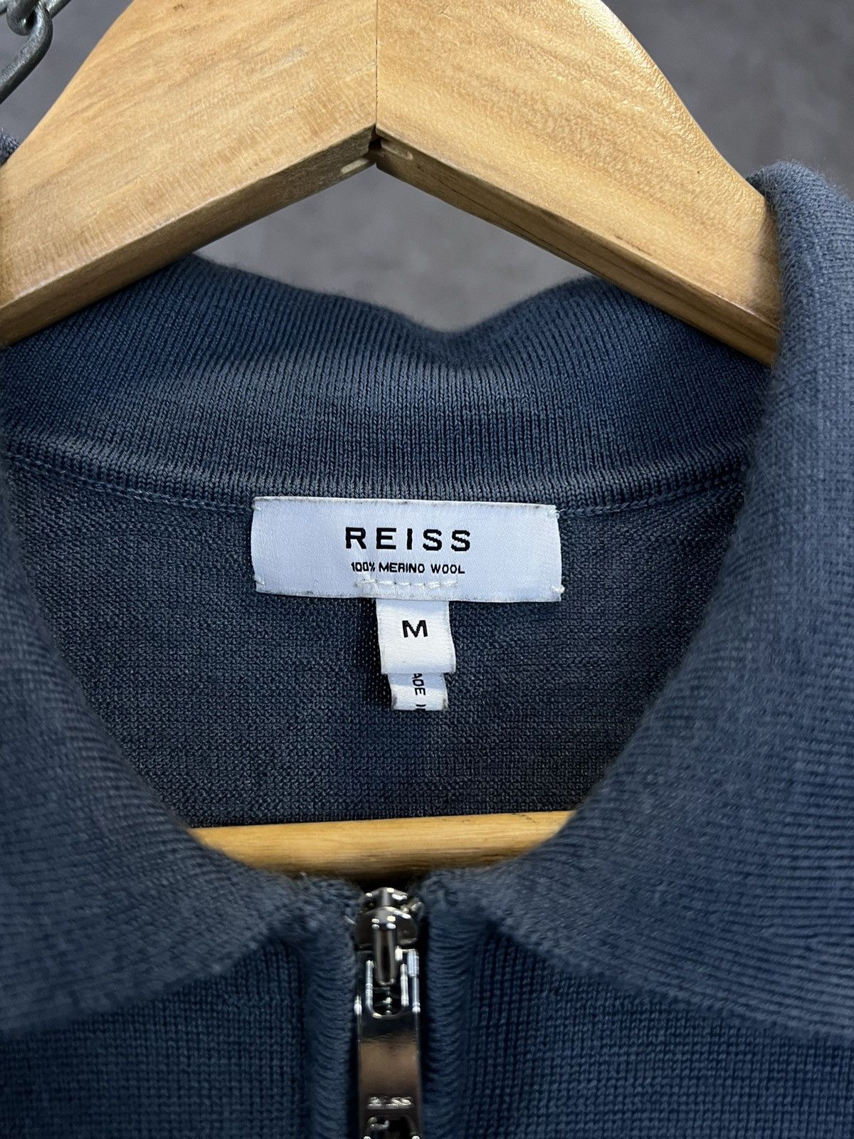 Reiss Reiss merino wool designer polo tee Size US M / EU 48-50 / 2 - 3 Thumbnail