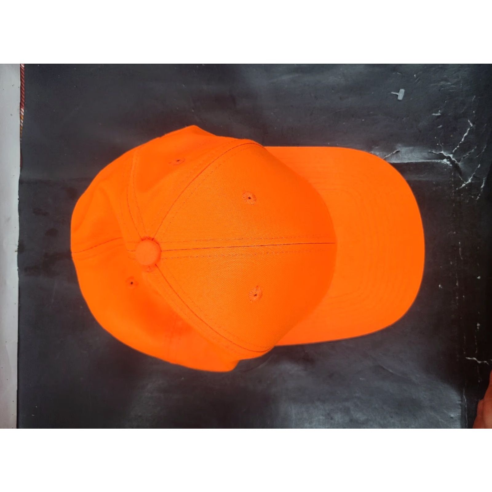 Hunter Outdoor Cap Blaze Orange Safety SnapBack Baseball Hat Cap Hunting Blaze Orange, Adjust. Unisex Adults, Adjustable, Solid, Casual, Workwear Size 44L - 6 Thumbnail
