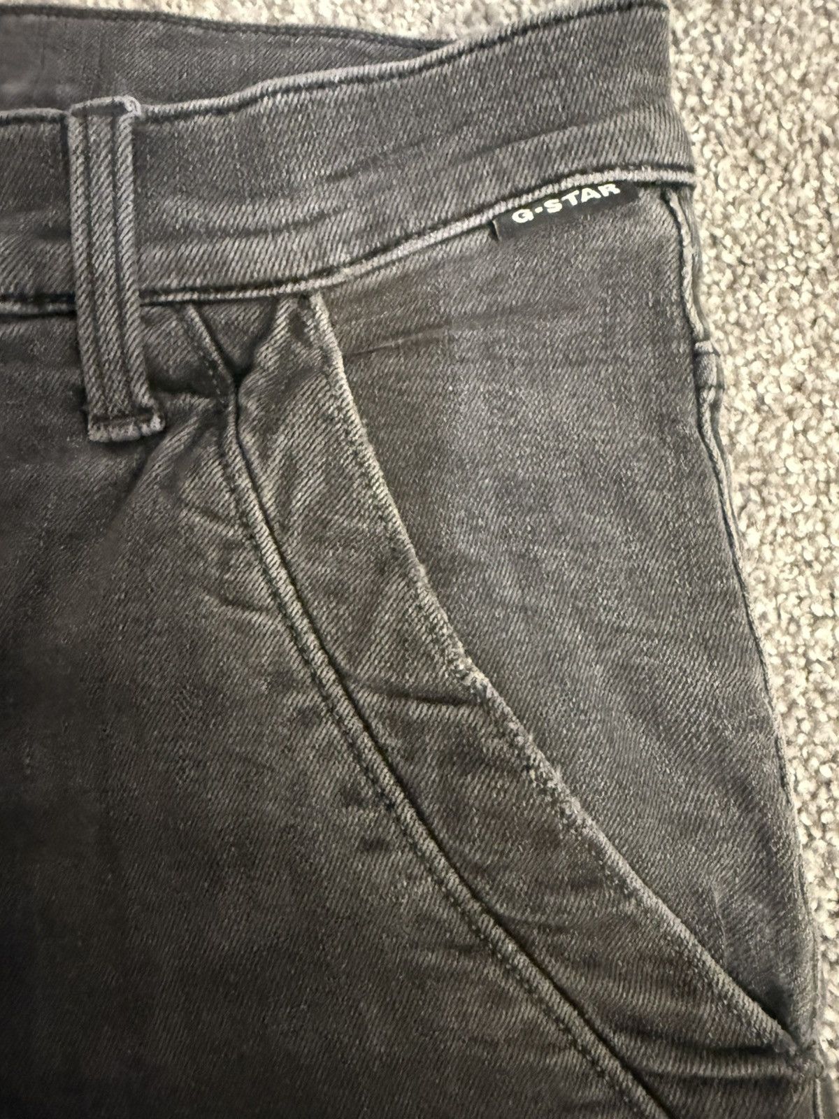 G-Star Kairori 3D Charcoal Slim Jeans Size US 32 / EU 48 - 3 Thumbnail