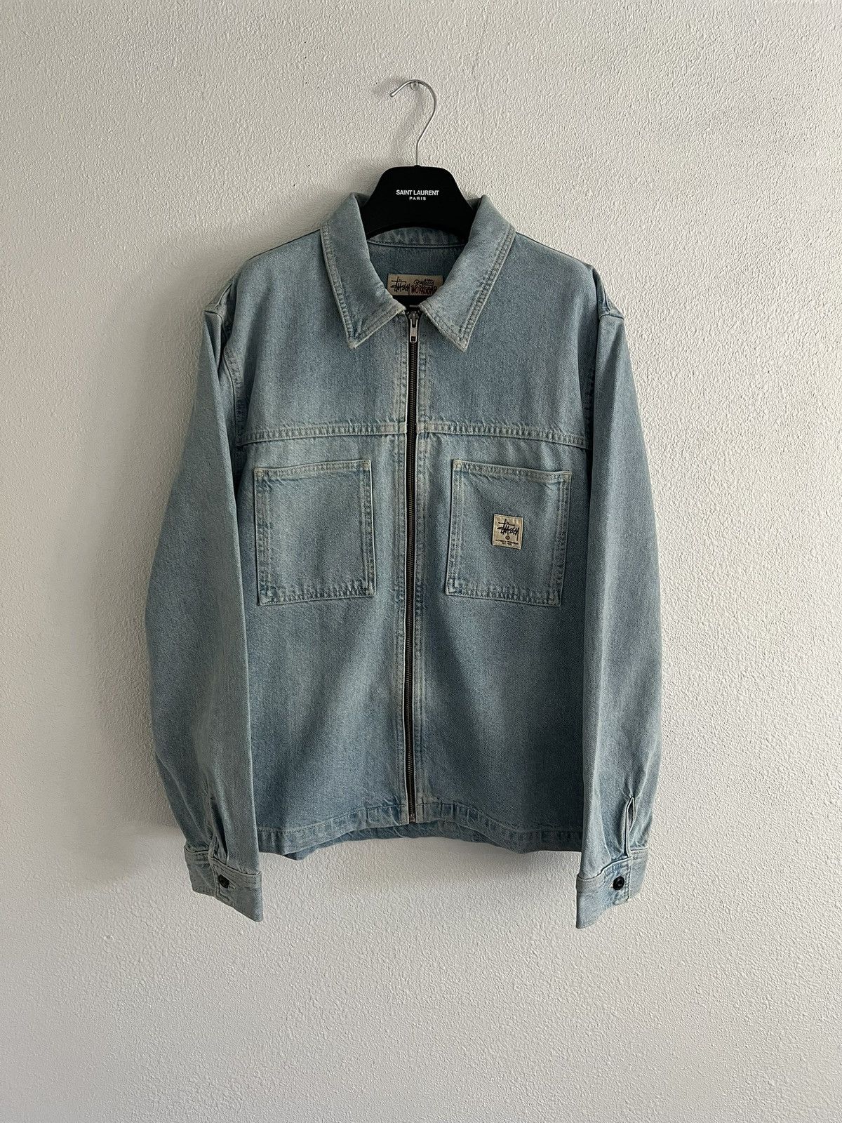 NOMA t.d × Stussy Stussy x Noma t.d. Denim Zip Work Jacket “Blue