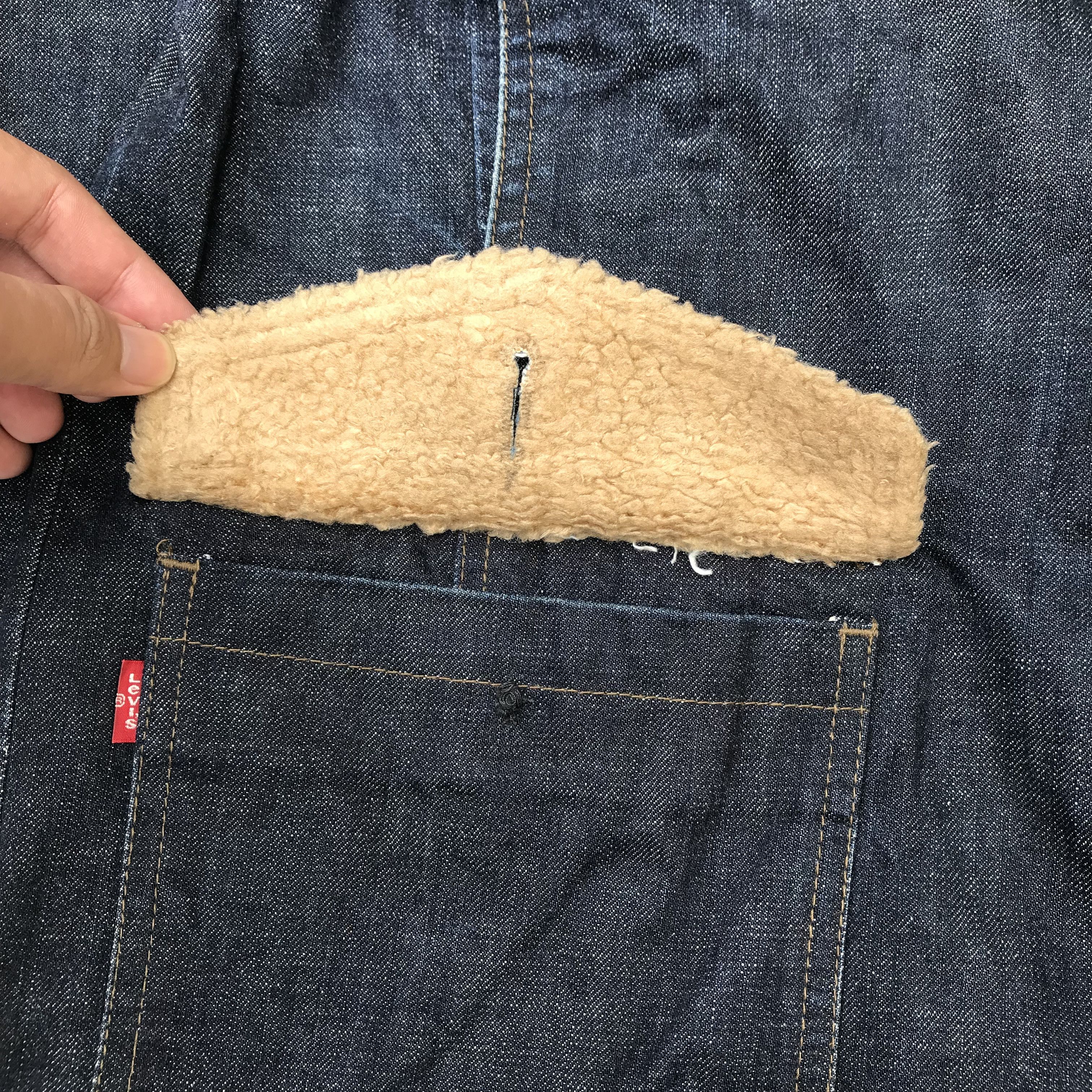 Levi's Levis Chore Sherpa Pocket Denim jeans Jacket Made in mexico Size US L / EU 52-54 / 3 - 7 Thumbnail