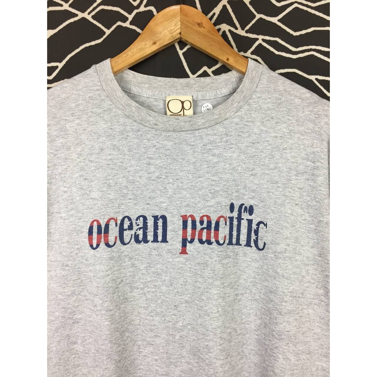 Ocean Pacific × Vintage Ocean Pacific OP Sunwear Spell Out Long Sleeve Tee Size US L / EU 52-54 / 3 - 3 Thumbnail