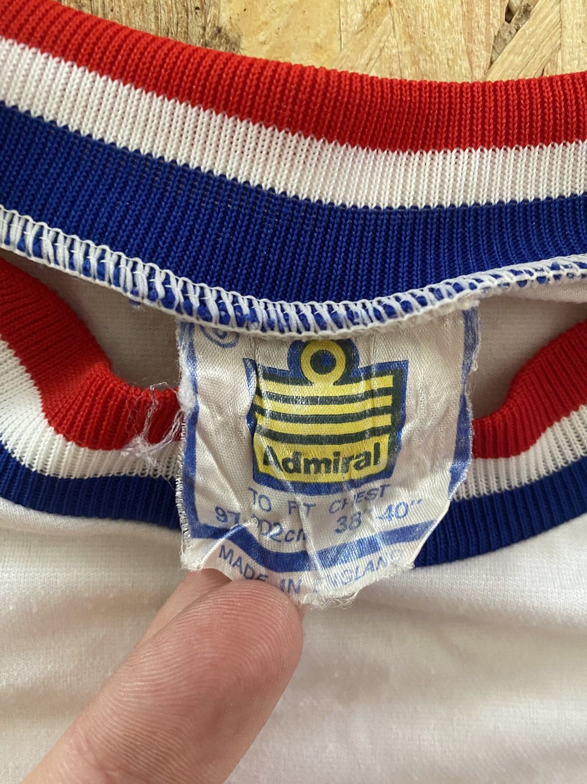 Other Admiral England World Cup 1981 1982 T shirt Jersey Size: M Size US M / EU 48-50 / 2 - 4 Thumbnail