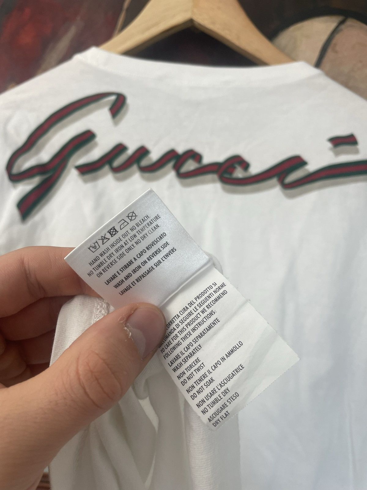 Gucci Gucci Women Tee Designer Hype Luxury Back Logo High End Size M / US 6-8 / IT 42-44 - 5 Thumbnail