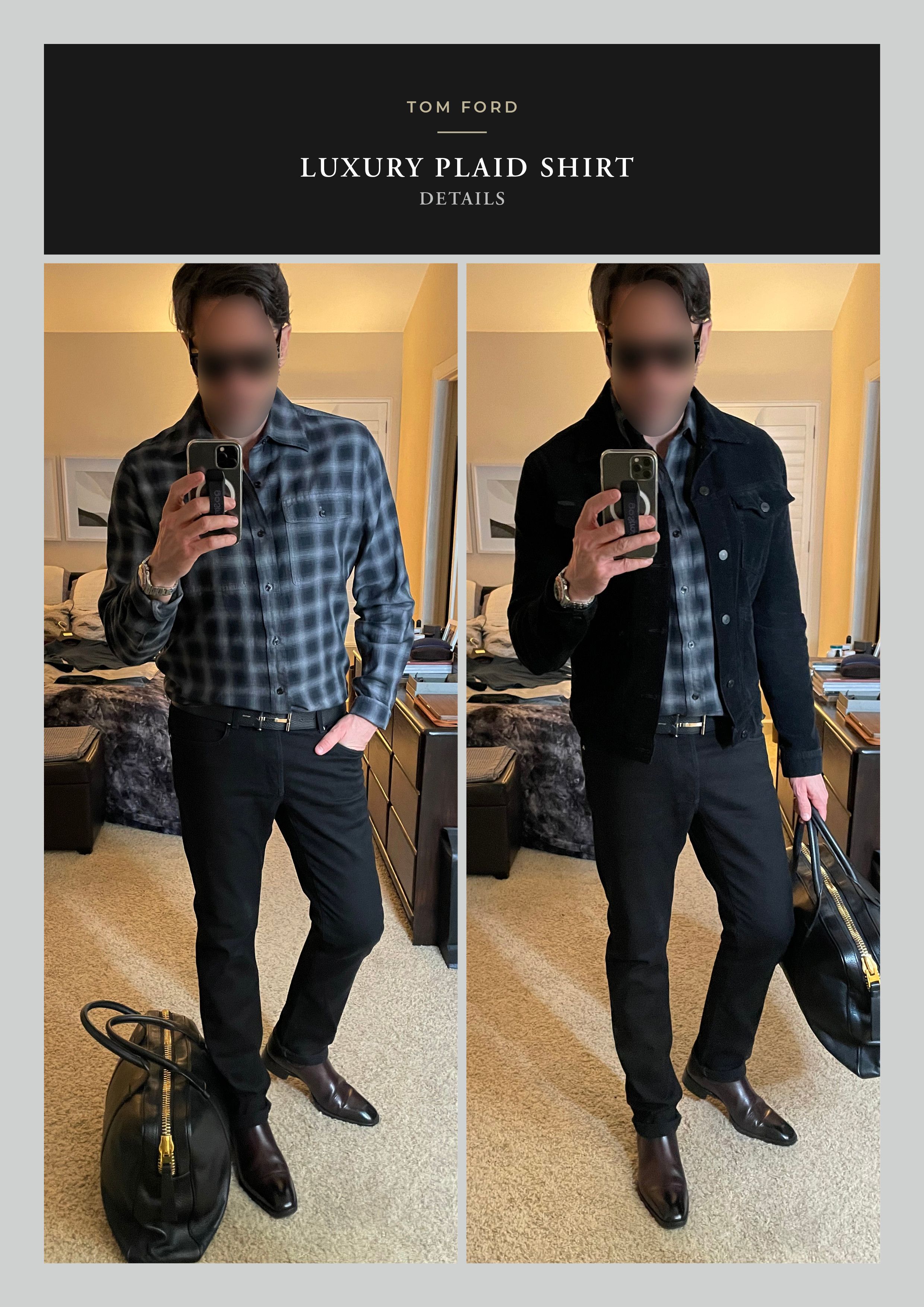 Tom Ford Ultimate $800 TOM FORD Plaid Shirt, Great Fit and Details Size US M / EU 48-50 / 2 - 1 Thumbnail