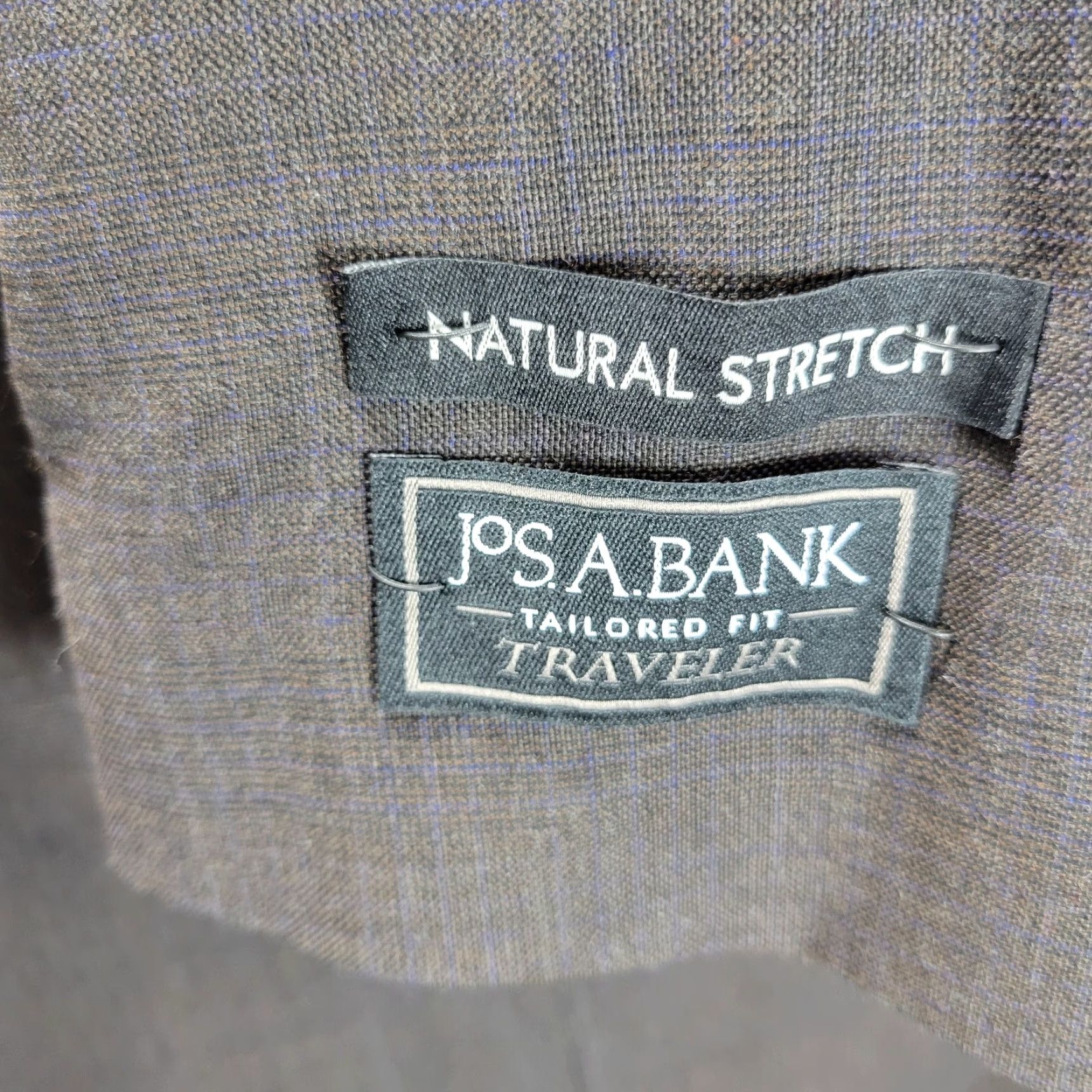 Jos. A. Bank VINTAGE Jos. A. Bank Traveler Brown Wool Blazer Sport Coat Single Breasted 43R NWT Mens Blazer Wool Brown 43R NWT Size 46R - 3 Thumbnail