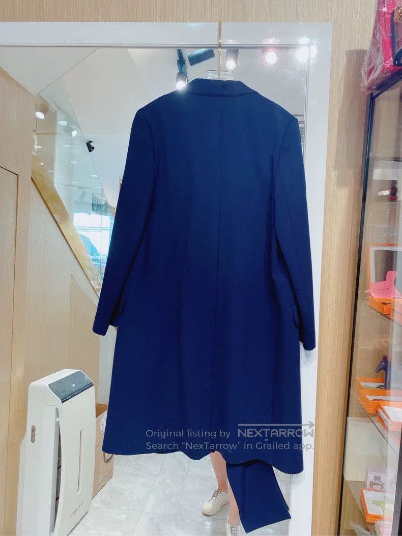 Loewe Loewe Midnight blue and black irregular long trench coat Size XS / US 0-2 / IT 36-38 - 2 Thumbnail
