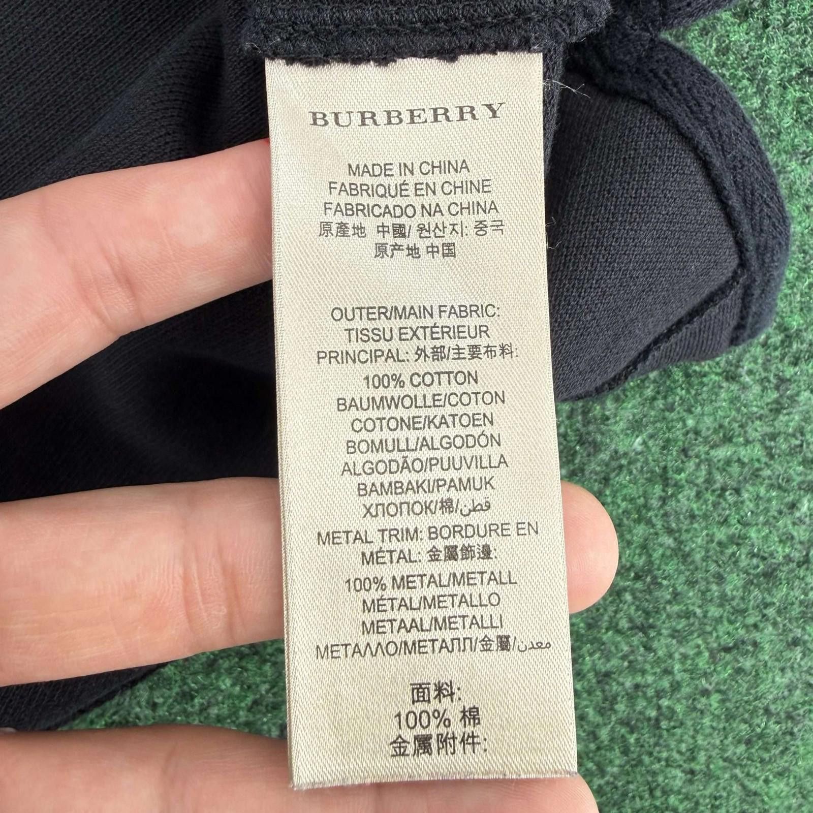 Burberry Burberry Knight Black Polo Shirt XXL Used Size US XXL / EU 58 / 5 - 5 Thumbnail