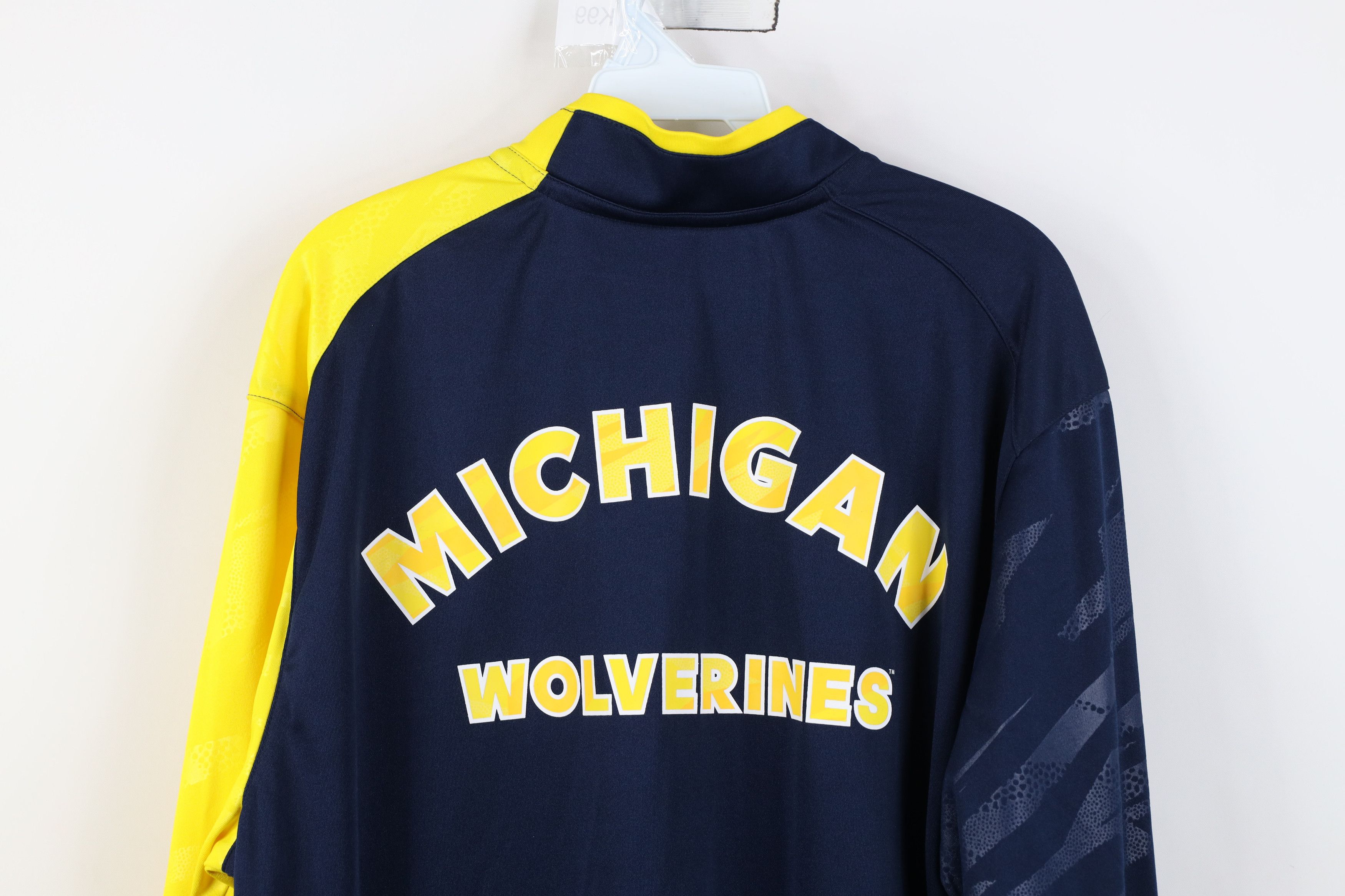 Adidas Adidas University of Michigan Football Full Zip Jacket Size US L / EU 52-54 / 3 - 15 Thumbnail