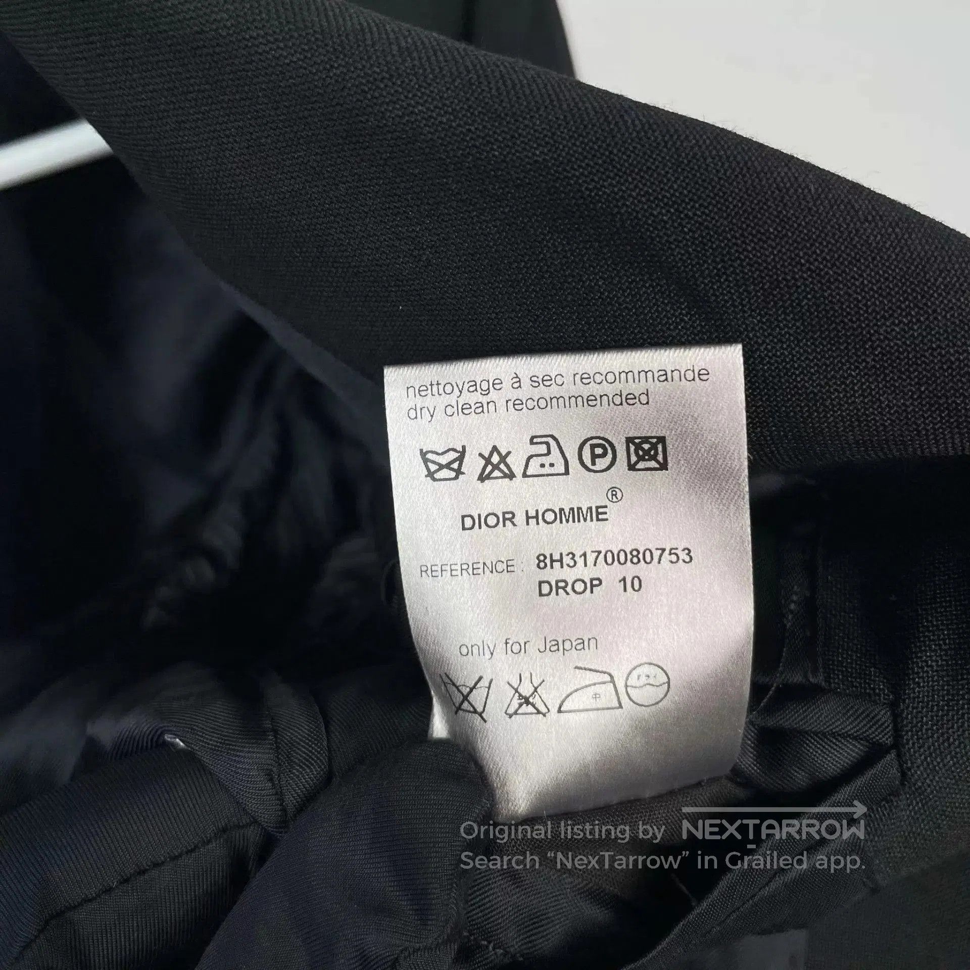 Dior Classic Black Single. Size US M / EU 48-50 / 2 - 6 Thumbnail
