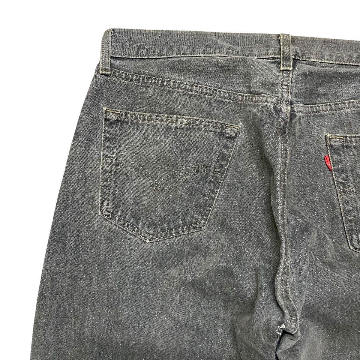 Vintage 90s Levis 501 Charcoal Jeans Distressed