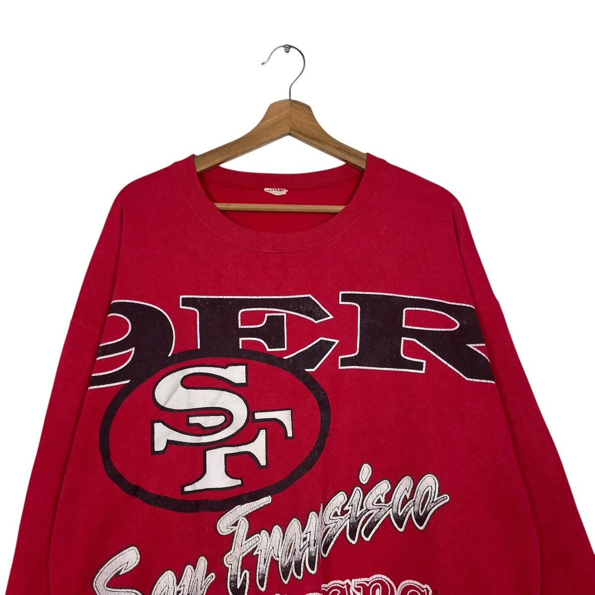 Vintage Vintage 80s San Fransisco 49ers Pullover Sweatshirt Size US L / EU 52-54 / 3 - 2 Thumbnail