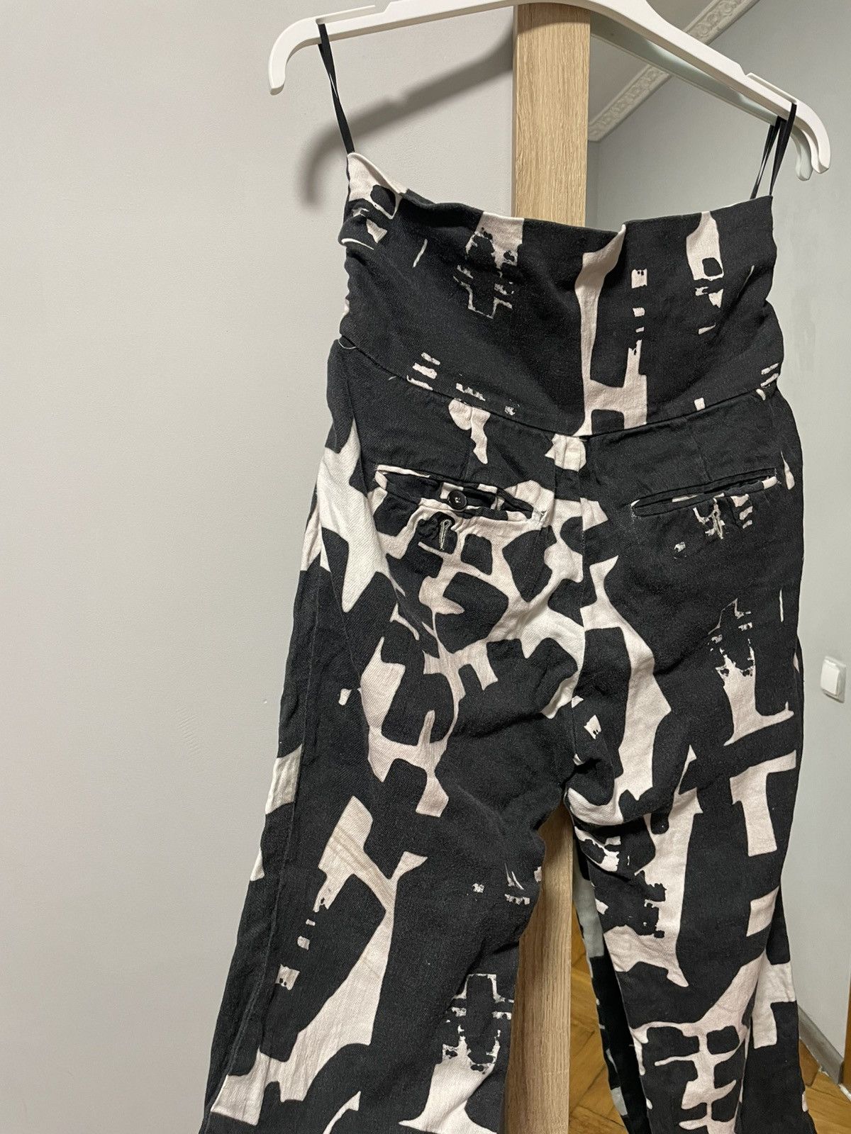 Isabel Marant Vintage pants Isabel Marant Monochrome Printed Cotton Size 26" / US 2 / IT 38 - 10 Thumbnail